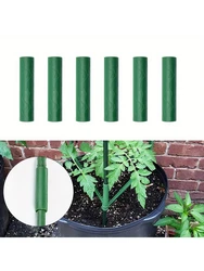 Plant Support Stakes Connectors, Holder Pipe Connector 11mm, Garden Stake Straight Connecting Pipe for Greenhouse Plant Supports
