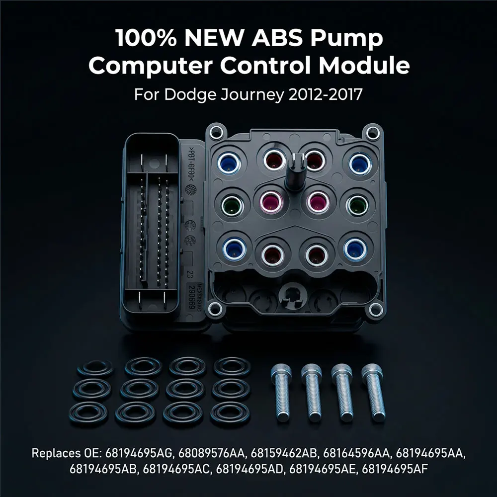 

NEW For Dodge Journey 2012-2017 ABS Control Module Anti-Lock Brake System Module 68194695AG 68089576AA 68159462AB