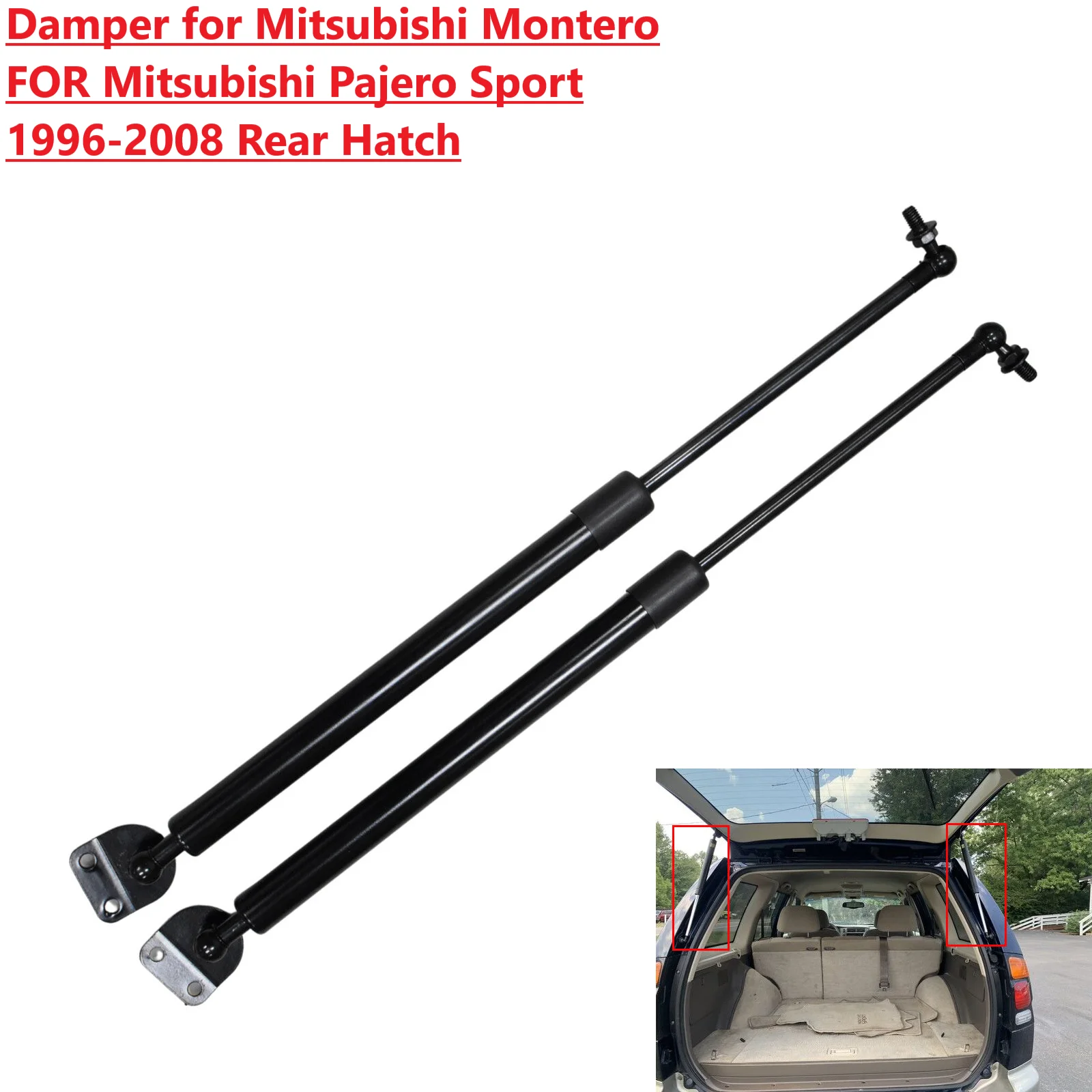 

2 шт. демпфер для Ford 1996-2008 Mitsubishi Pajero/Montero/Shogun Sport MK1 K80/K90/PA задняя дверь багажника газовые стойки подъемная опора