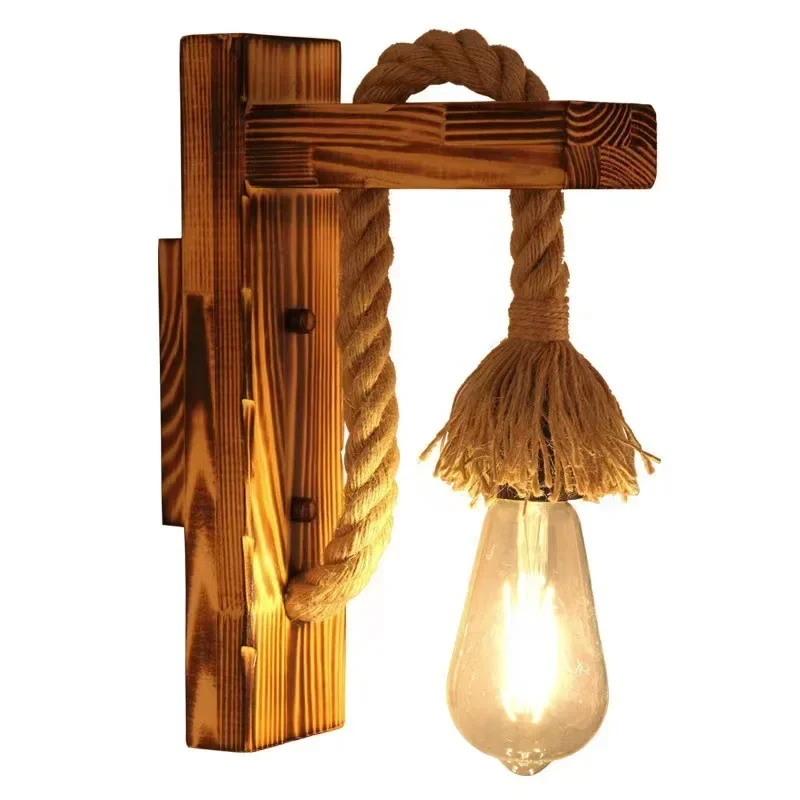 

Retro Nostalgic Industrial Wall Lamp Restaurant Bar Bedroom Bedside Aisle Decorative Wall Lamp