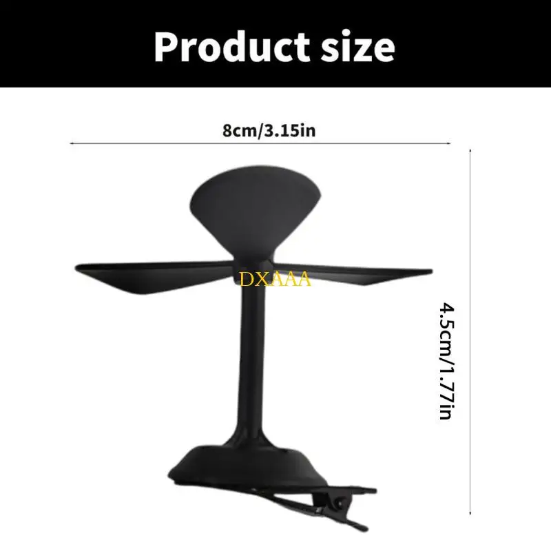 DXAA Windmill Copter Hair Clip สำหรับผู้หญิงเด็กยอดนิยม Barrettes ด้านข้างผมพินน่ารักตกแต่งไม้ไผ่ไม้ไผ่