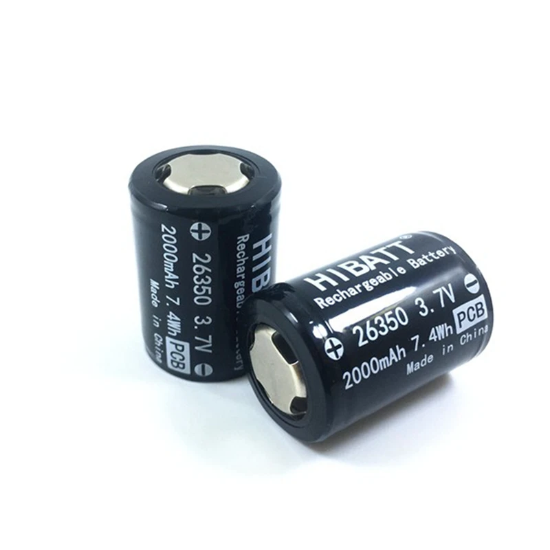 2 sztuk/partia nr 2 akumulator litowy typu C 26350 3.7V