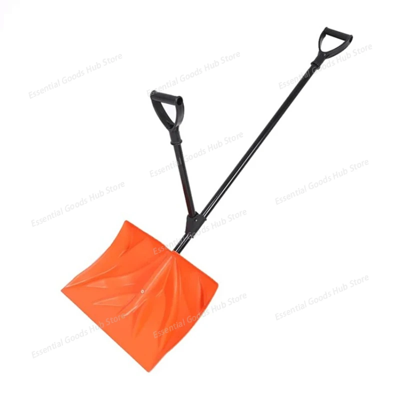 

Многофункциональная лопата для уборки снега, пластиковая лопата для снега с двойной ручкой, 2-в-1, из ПП-материала.
