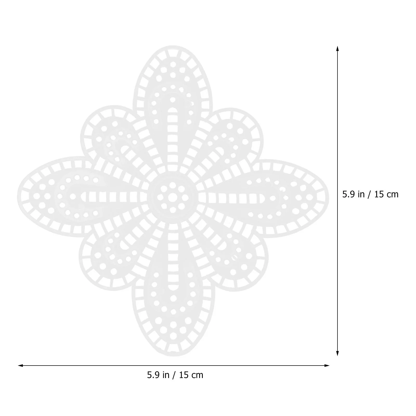 70 قطعة ثلاثية الأبعاد التطريز عبر غرزة البلاستيك قماش ورقة Diy بها بنفسك الحرفية المواد كوتابل شبكة ورقة للأطفال الكبار فن الديكور