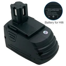 12V 3000mAh Ni-MH Power Tools Replacement Rechargeable Battery for Hilti 340889 SFB121 SBP12 SFB120 SIW 121 SFL 12/15