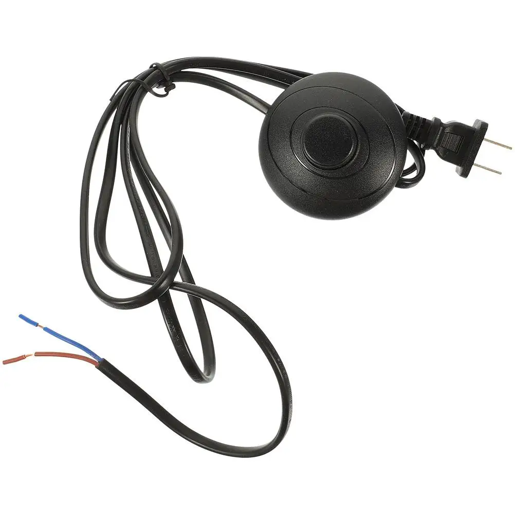 

1.8M Foot Push Button Extension Cord Switch Cord Copper Core Lamp Christmas Tree Light Step On Extension Wire Power Plug Line