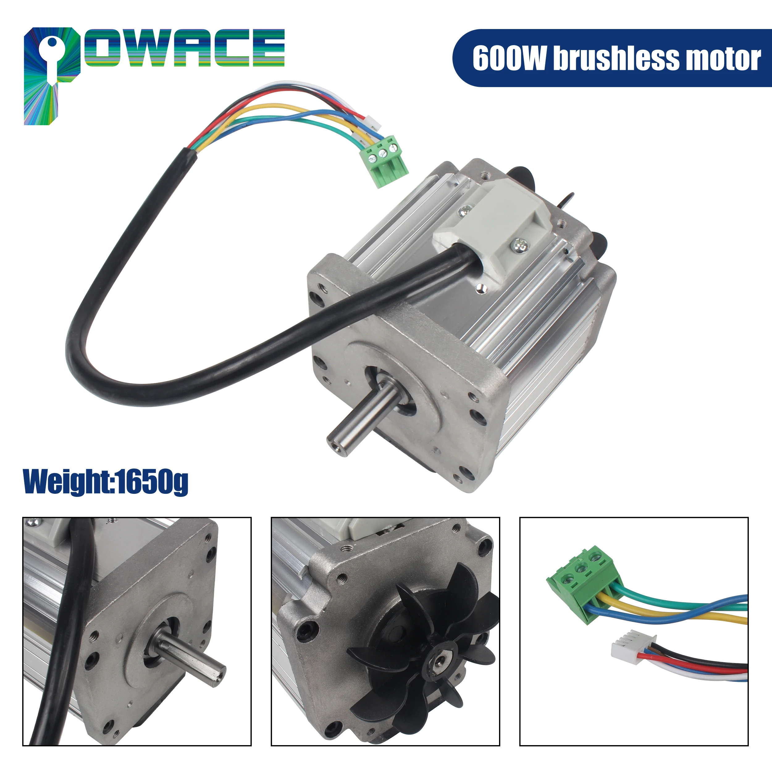 600W DC Brushless Lathe Spindle Motor With Control Board Card Controller For CJ 0618 Machine Part