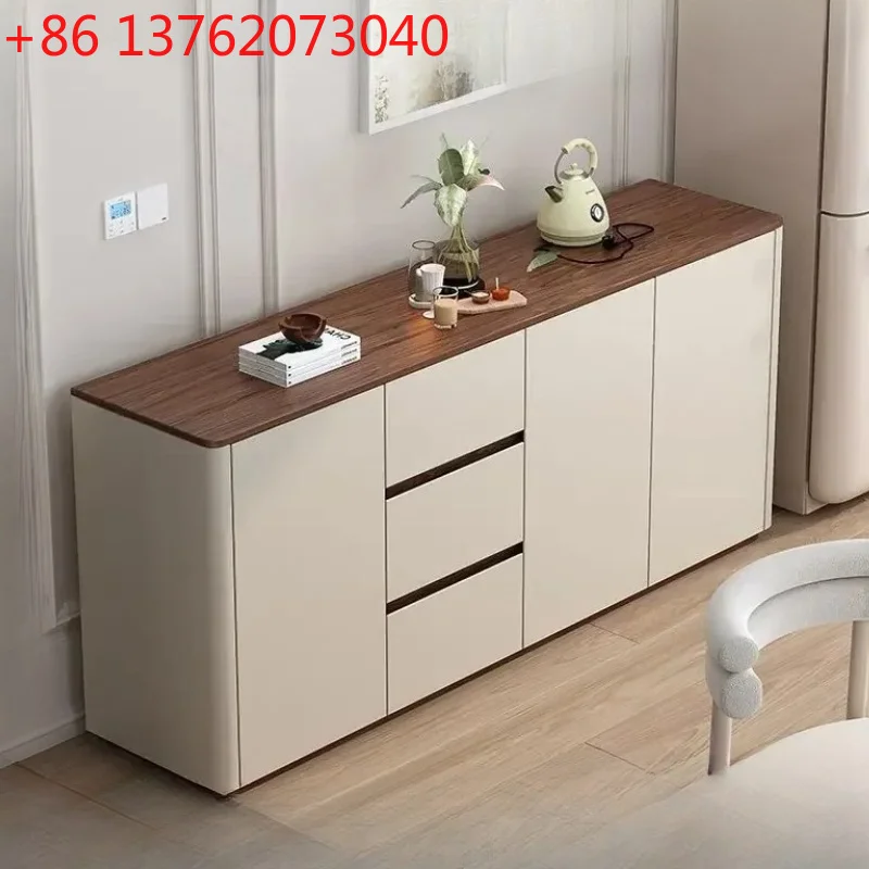 Armário Nórdico Moderno Minimalista para Armazenamento, Expositor de Banheiro, Aparador de Sala de Estar, Móveis de Madeira para Casa