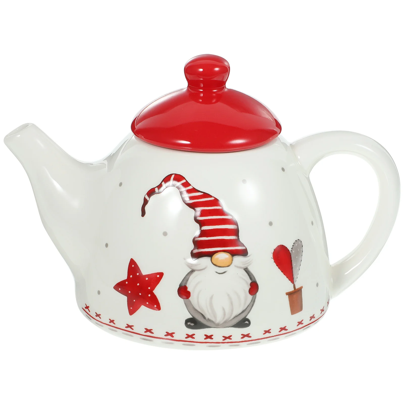 

Water Jug Santa Cutlery Retro Decor Tea Drinking Supply Tableware Stovetop Teapot