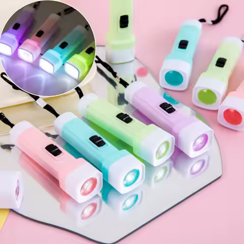 Small LED Torch Mini Flashlight for Children Birthday Party Favors Kids Emergency Light Outdoor Camping Hiking Gear Gift Idea