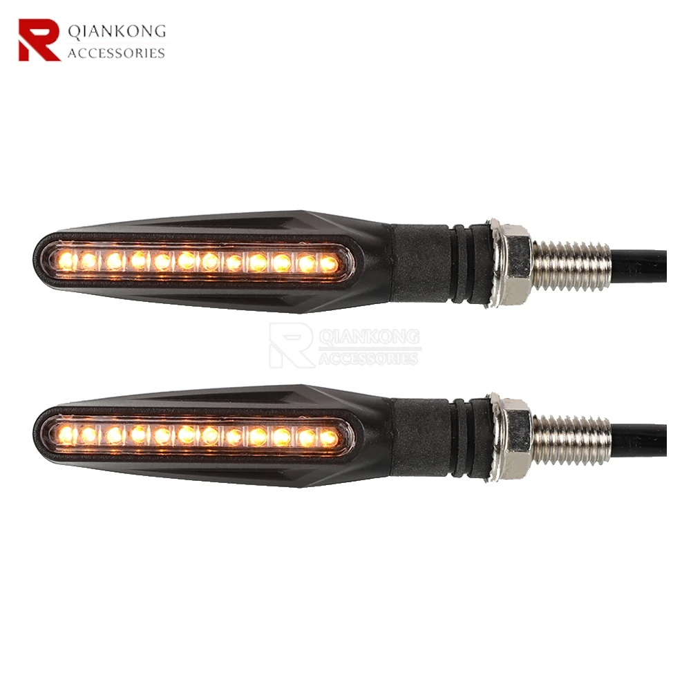 العالمي ل MV AGUSTA F4 750S BRUTALE 910 910R F3 675 800/AGO/RC/AMG دراجة نارية وامض بدوره مصباح إشارة 12 أضواء LED أجزاء #2