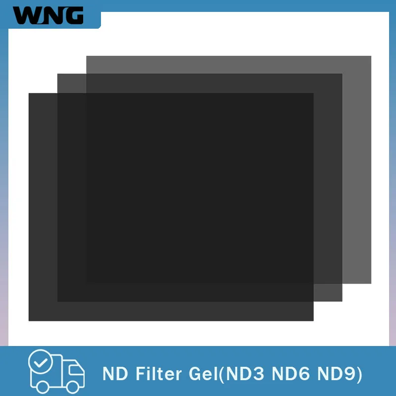 Lighting Neutral Density Gels Filter Sheet 50x40cm ND3 ND6 ND9 for Photo Studio Video Flashlight Led Light Photography