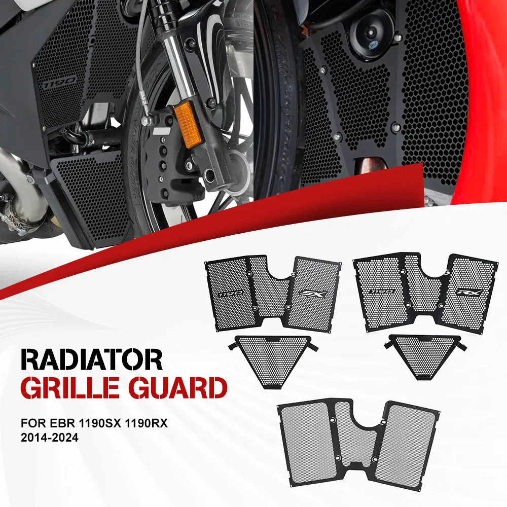 

For EBR 1190SX 1190RX 2014 2015 2016 2017 2018 2019 2020 2021 2022 2023 2024 Radiator Guard Protection Grille Cover Protector