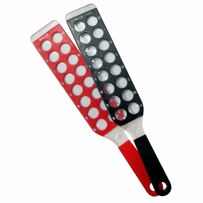 

Ophthalmic Instrument High Quality Ophthalmic Flipper Board 32 Pieces Retinoscopy Lens Rack