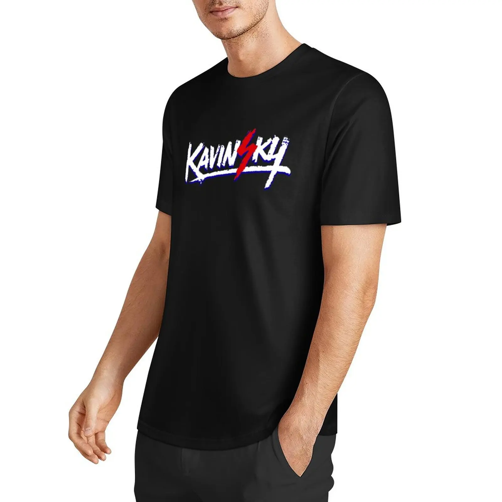 DJ Kavinsky T-Shirt summer clothes plus size clothes summer tops cotton t shirt men