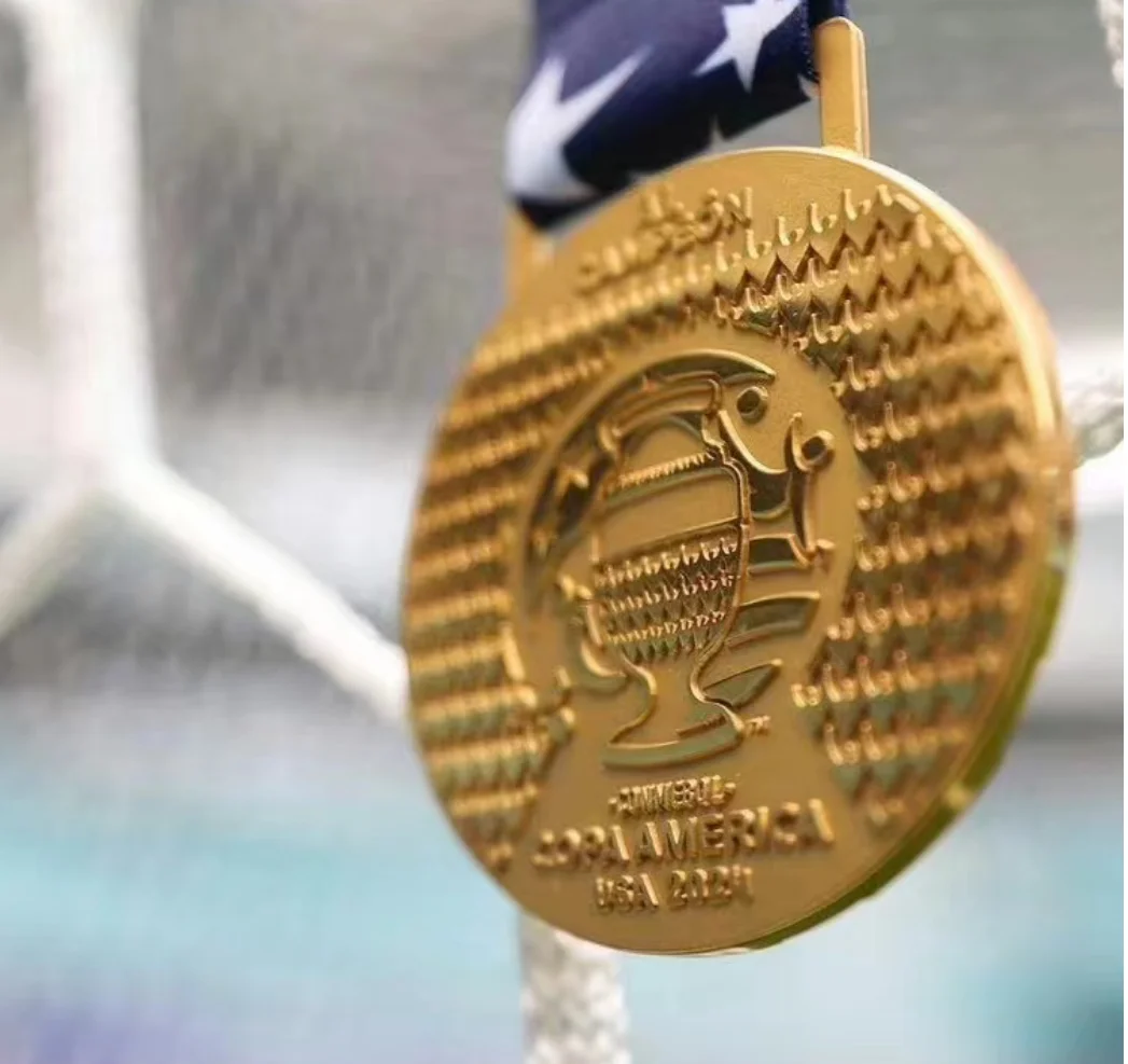 The 2024 Copa América Final Medals The Metal Medals Fans Souvenirs