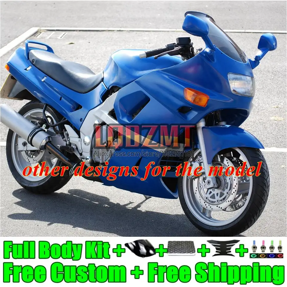 KAWASAKI Parlak Yeşil NINJA ZZR-400 ZZR400 600 1990/1991 1992