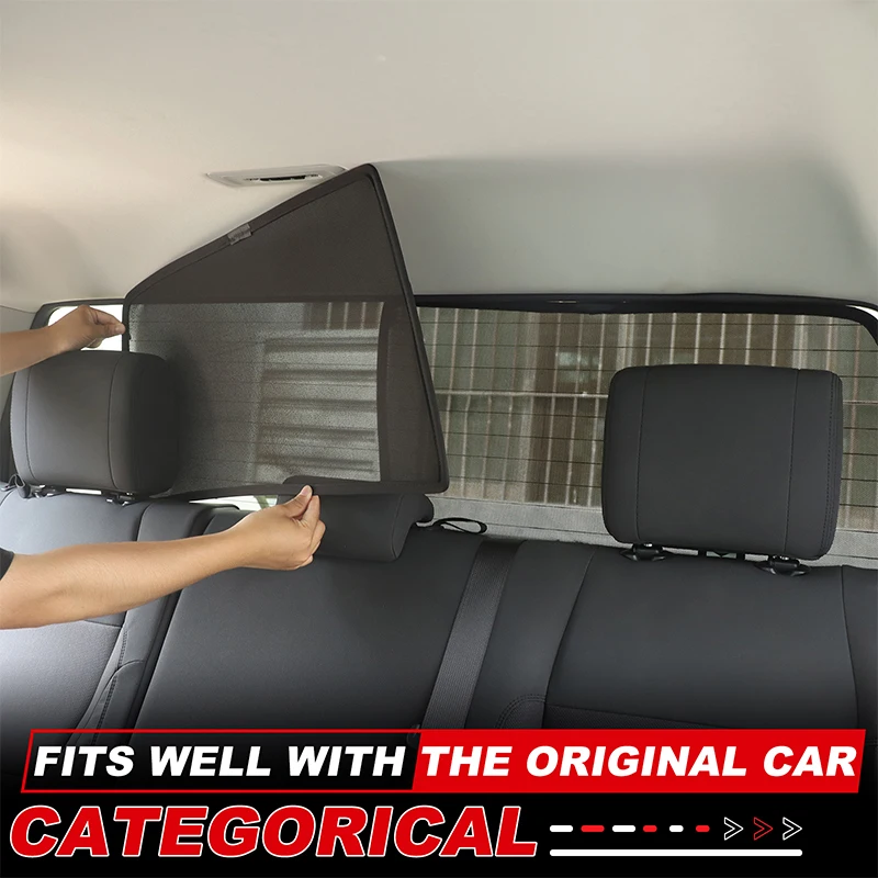 For 2022+ Toyota Tantu Trunk Yarn Mesh Automobile Trunk Windows Insulation Net Protection Net (Memory Wire Model)