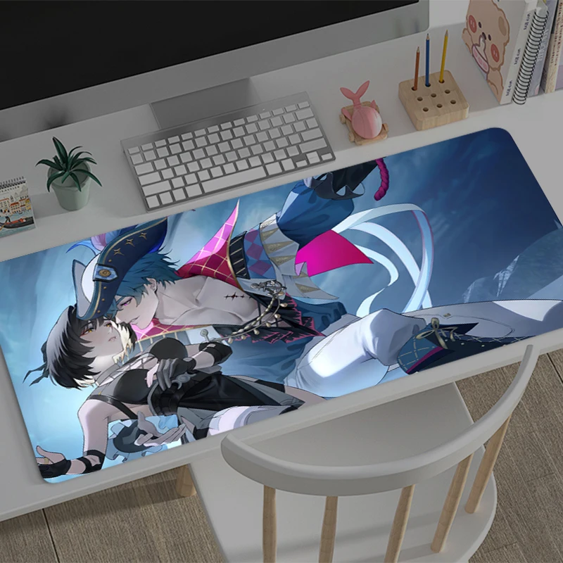 

Large Mouse pad Wuthering Waves Brant game player keyboard pad non-slip office study desk mat floor mat coaster PC game Mousepad