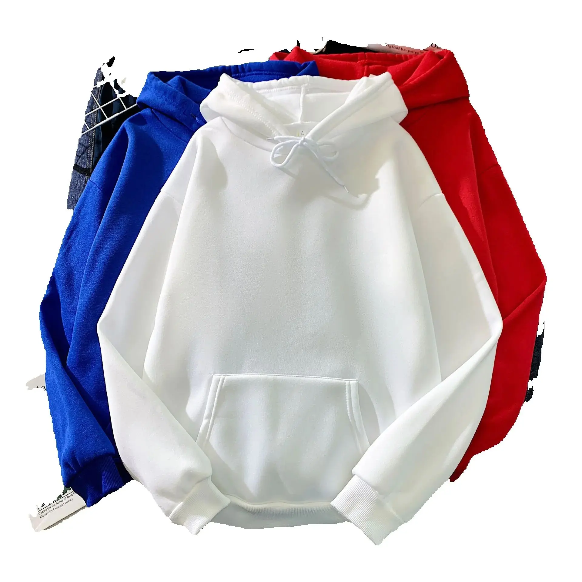 

Thickened Hooded Autumn and Winter 2025 New Loose Coat Solid Color Sweater Women