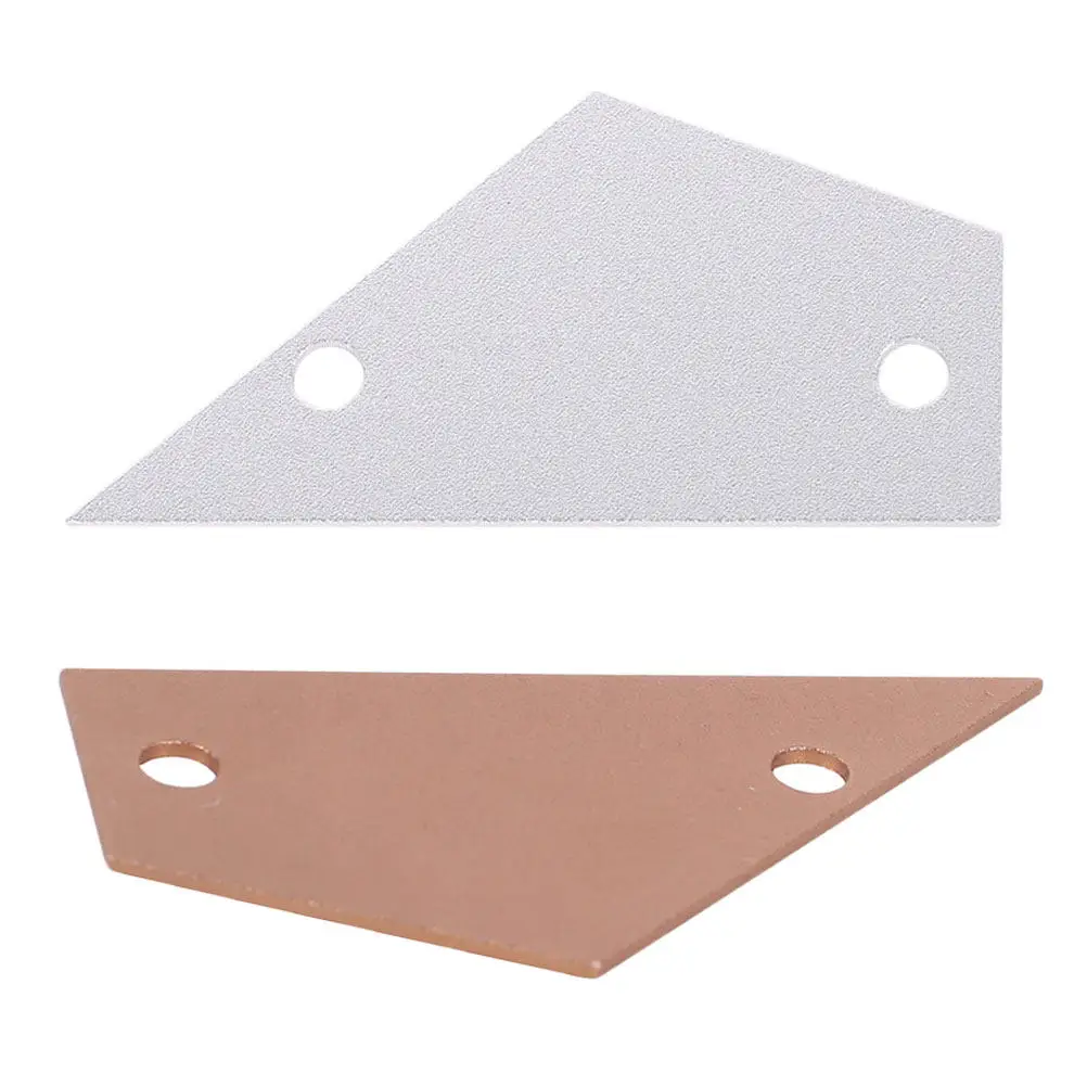 

Набор из 2 алюминиевых линеек для измерения высоты струн гитары, проверки прямолинейности грифа и регулировки тракс-рода, профессиональный музыкальный инструмент