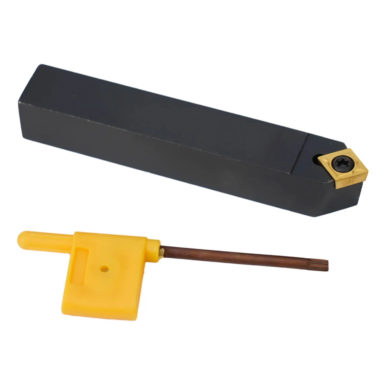 

Professional Lathe Turning Tool Holder, SCMCN1616H0980, 16mm Shank, Alloy Steel Construction, with 10PC CCMT09 Carbide Insert