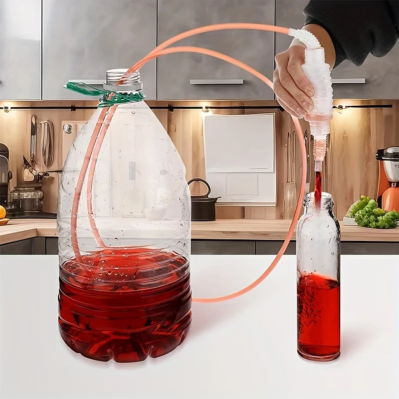 Household Wine Suction Device, Self-Priming Siphon for Wine & Baijiu, Automatic Wine Extractor, Convenient and Practical