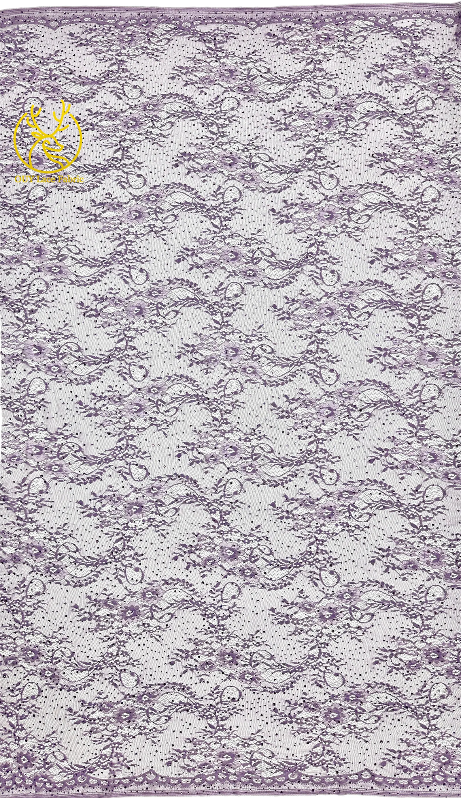 5 Yards französische Stickerei-Tüll-Diamantspitze, nigerianische afrikanische Pailletten-Perlen-Spitze für Damen, Partykleid, Hochzeitskleid, Nähen – Detail 7
