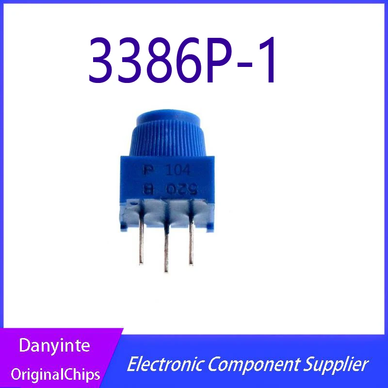 NEW   5PCS/LOT  3386P-1 3386P-1-100R 3386P-1-10K 3386P-1-100K 3386P-1-1M 101/102/103/104/105  Adjustable potentiometer
