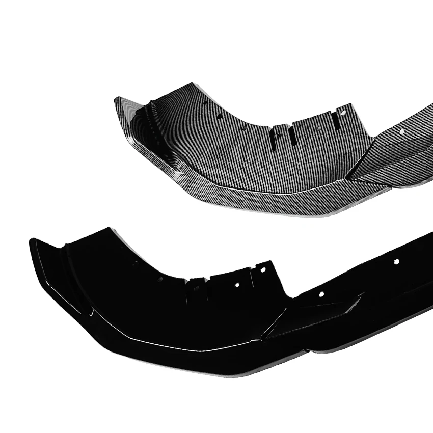 AMP-Z G42 Front Bumper Lip Splitter Gloss Black Auto Body Kits for BMW 2 Series Coupe G42 M Sport 2022+