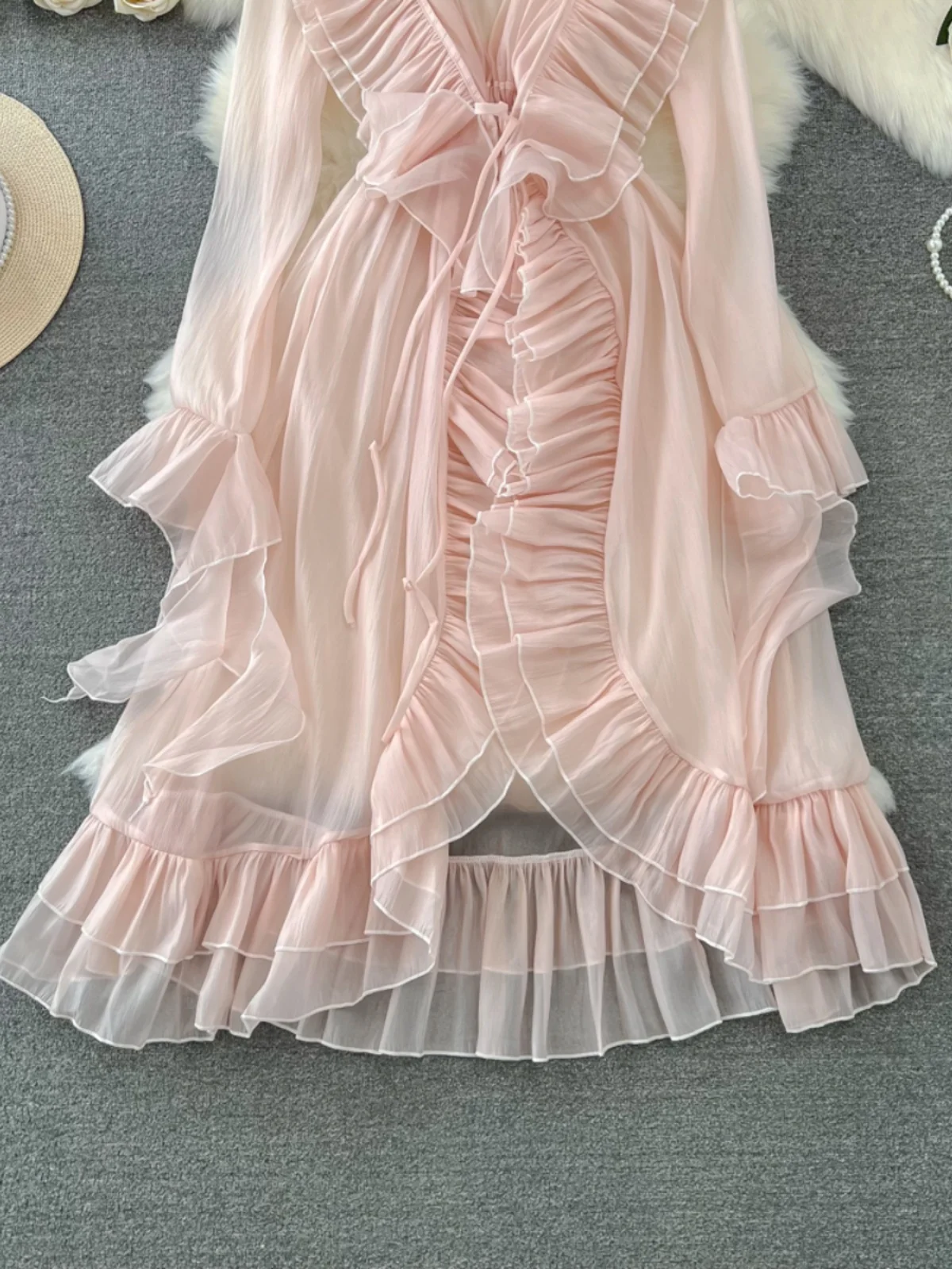 Protezione solare Lungo Sve Bell Bot Cardigan Dr Pure Desire Sle Beach Capispalla A-Line Midi Dr V-Ne Midi Dr