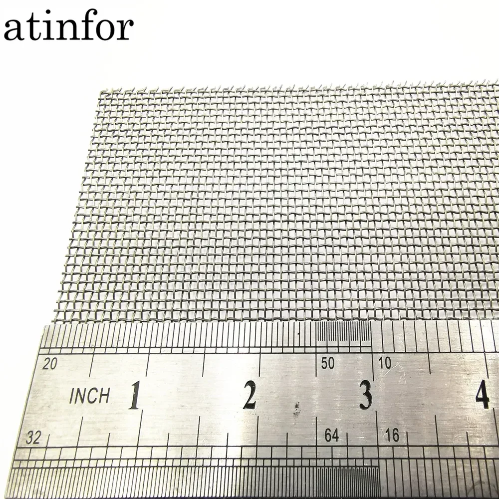 atinforElectrode  Nickel Mesh For Battery Electromagnetic Shielding Nickel  Filter Screen 99% Pure Nickel 200/UNS N02200 Wire Me