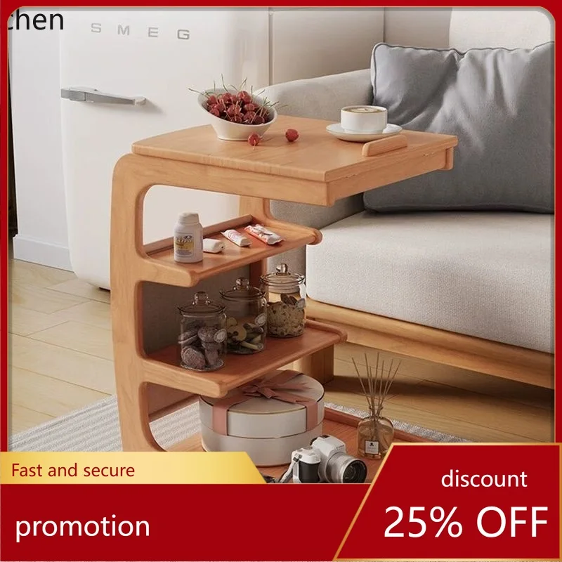 

ZML Movable Bedside Table Small Table Simple Sofa Side Living Room Household Small Coffee Table