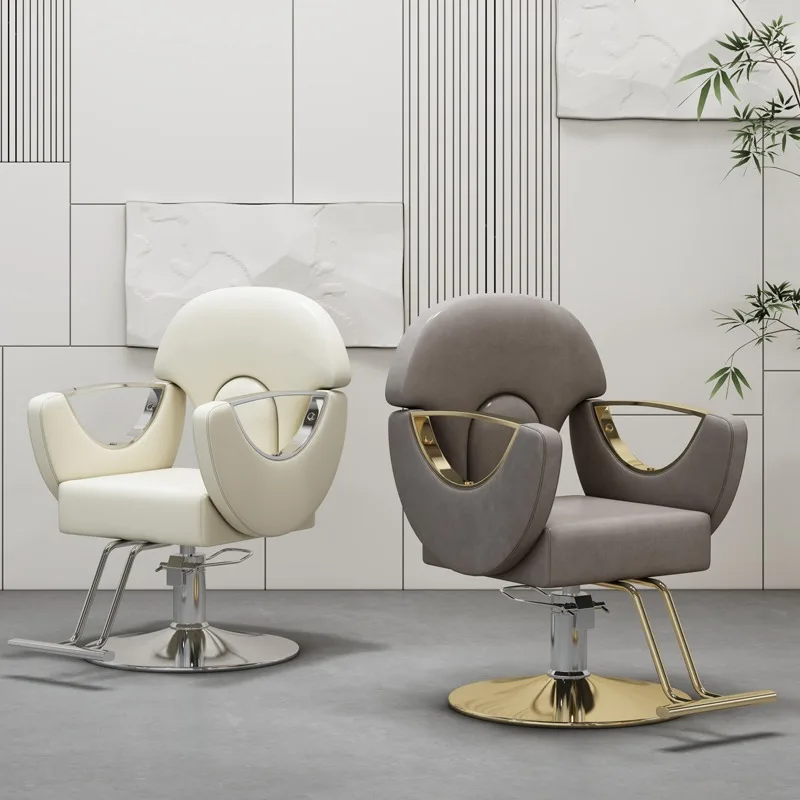 Internet celebrity hairdresser barber chair, hair salon special hairdressing chair, barbershop liftable rotating hair cutting