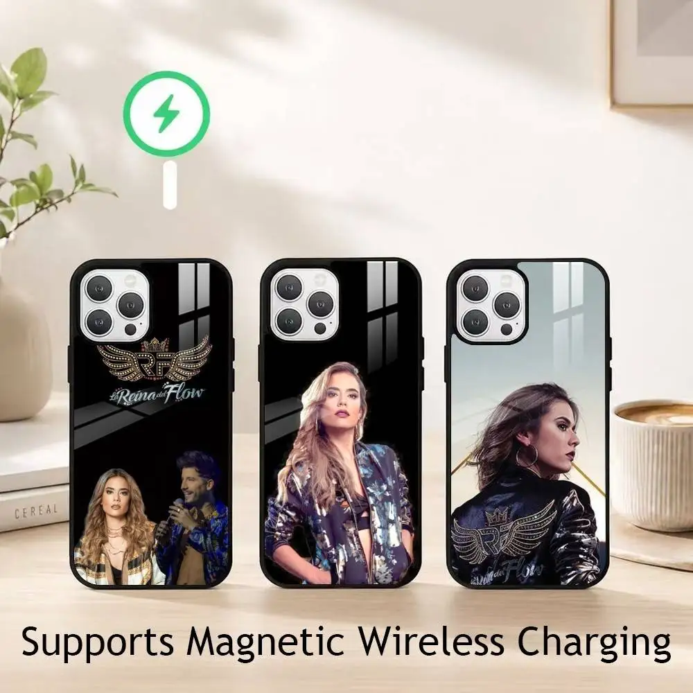 Queen of Flow La Reina Del F-Flow gift Phone Case For iPhone18,17,16,15,14,13,12,11 Plus,Pro Allows magnetic wireless charging
