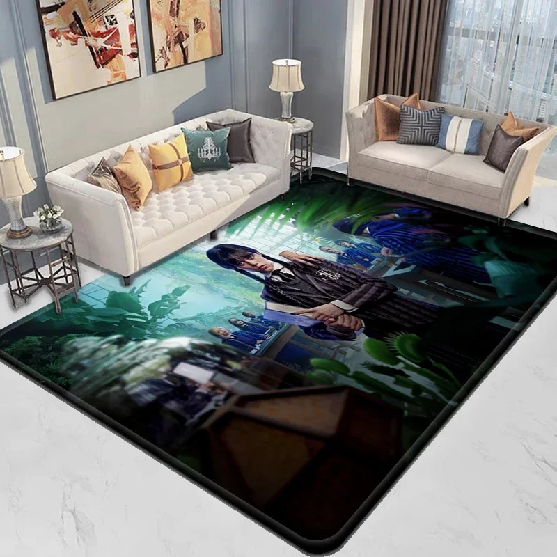 

Wednesday and Enid Best Friend Carpet Kitchen MatEntrance Doormat Bedroom Floor Decoration Living Room Bathroom Anti-slip Rug