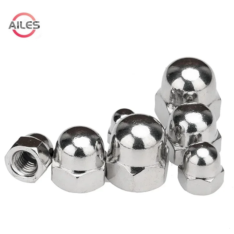 

304 Stainless Steel Acorn Cap Nut M3 M4 M5 M6 M8 M10 M12 M14 M16 M18 Decorative Dome Cap Nuts Blind Nuts