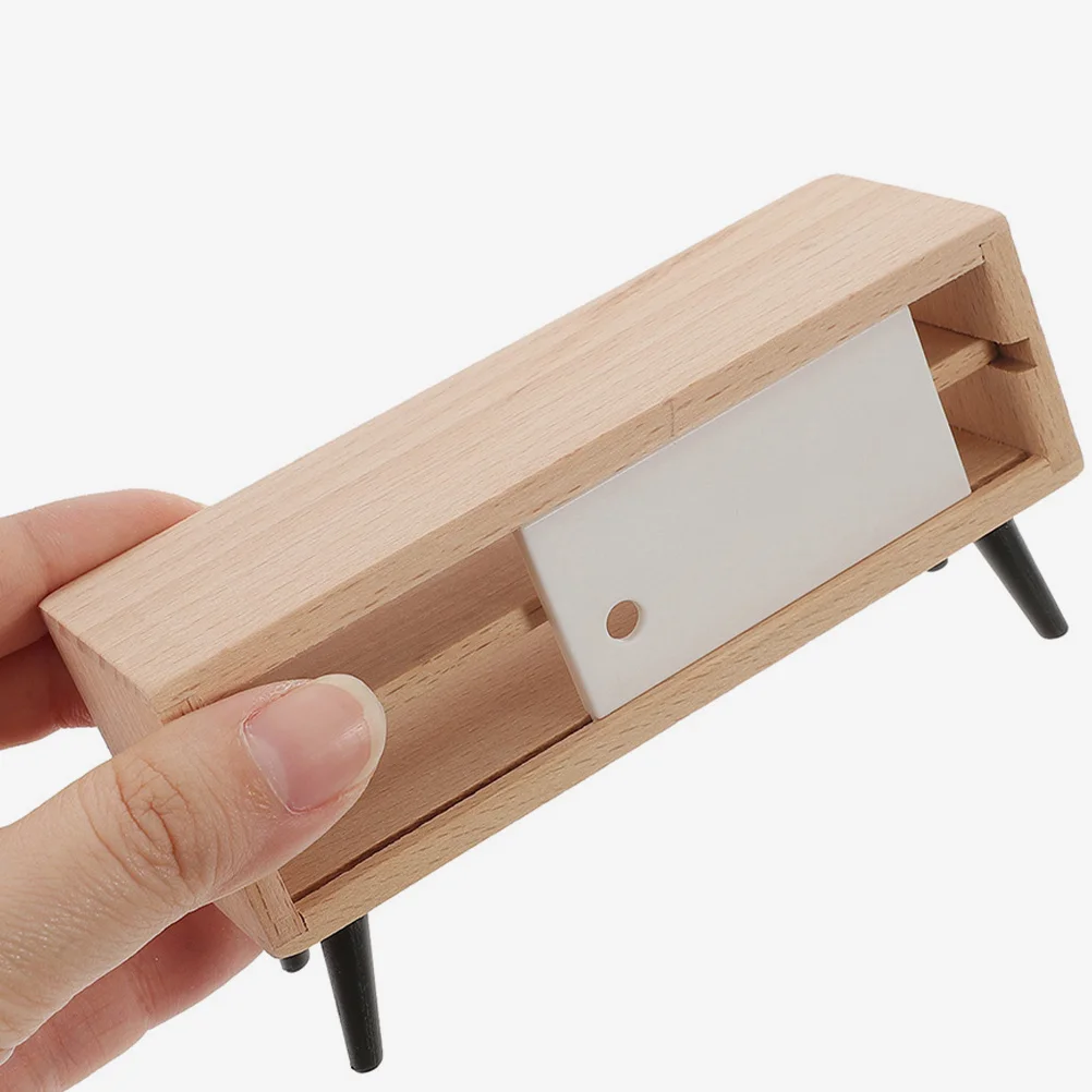 مجموعة واحدة من أثاث غرفة المعيشة المصغر، ديكور صغير رائع، قابل لإعادة الاستخدام، آمن وموثوق، واقعي، ديكورات منزلية صغيرة