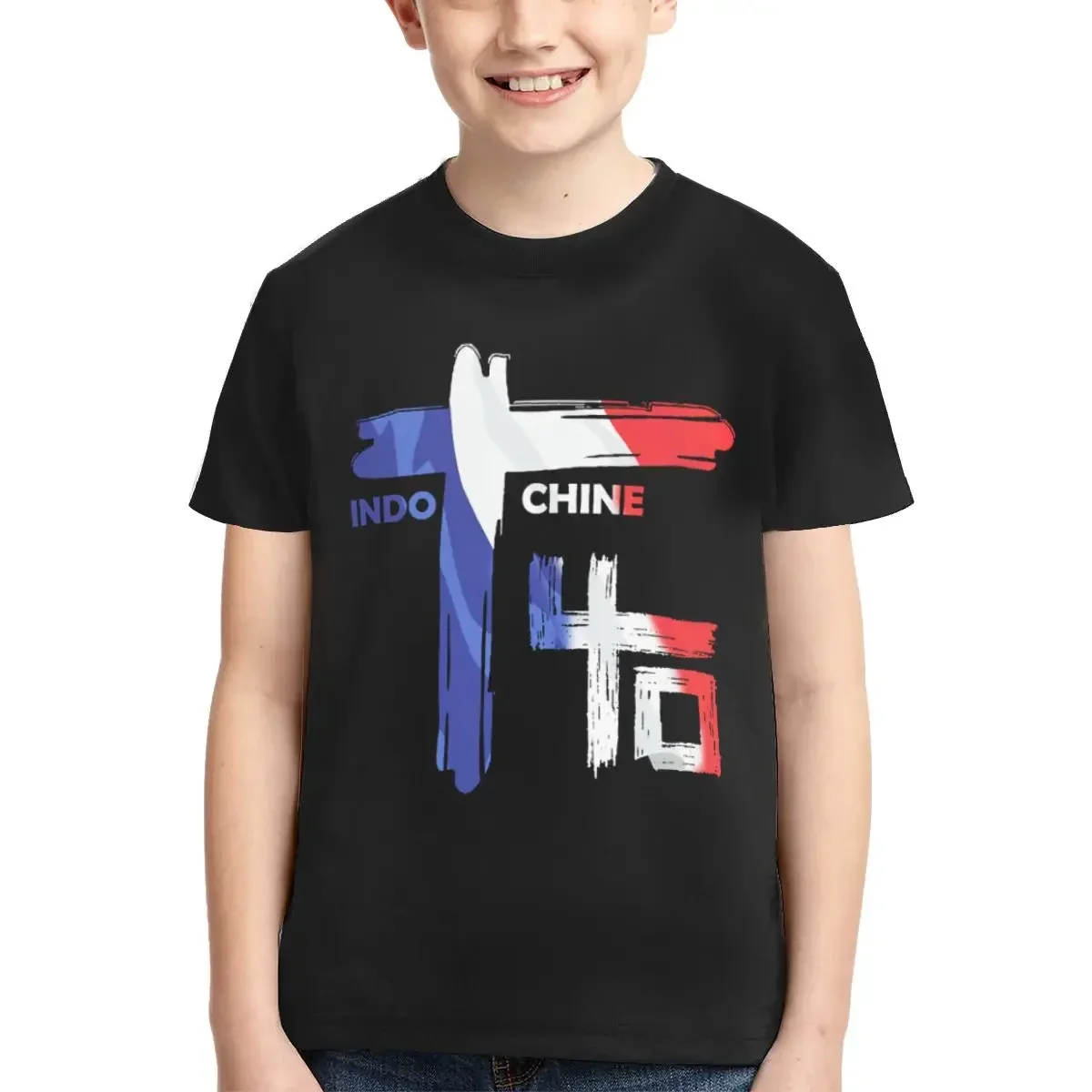 

Indochine Rock T Shirt - Short Sleeve Crew Neck Soft Fitted Tee Shirts for Teen Girl & Boy