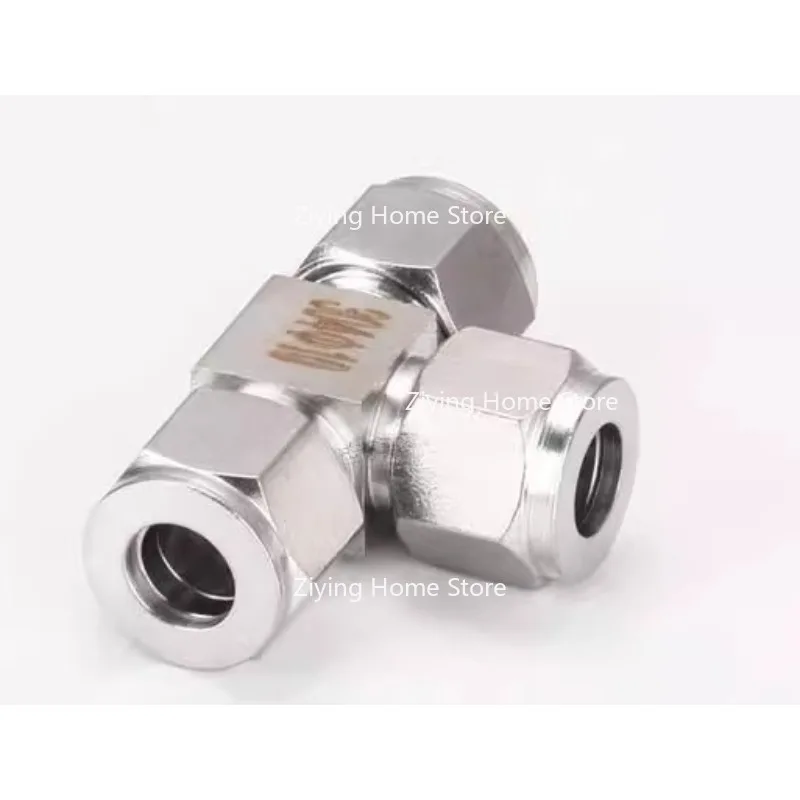 Suitable for 304 Stainless Steel Card Sleeve, Middle External Thread Tee Terminal Joint External Thread Card Sleeve