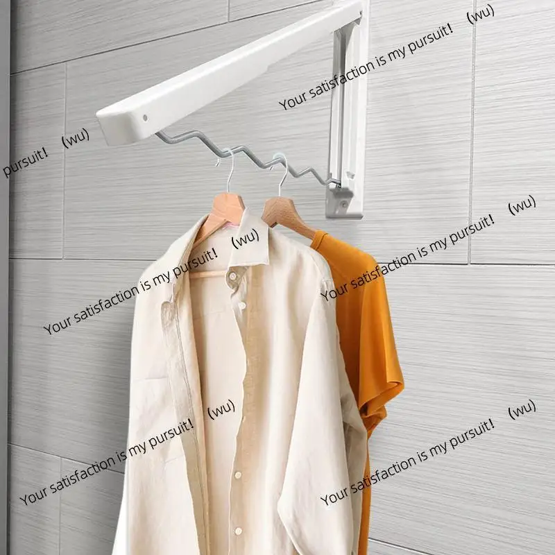 Wall Mounted Foldable Drying Rack, Perfect for Balcony Bedroom Bathroom Kitchen Living Room