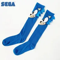SEGA Sonic Socks Anime Cartoon Knitted Cotton Men Long Stocking Fashion Trend Child Tube Socks Boys Cosplay Birthday Gifts