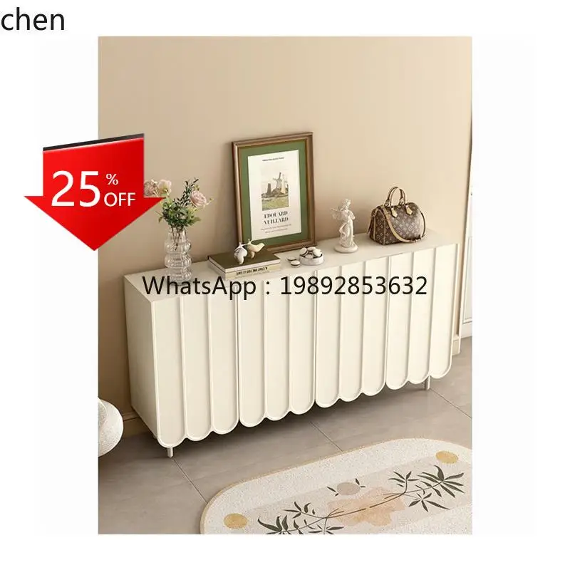 

light luxury household door against the wall to enter the house, simple large-capacity cabinet