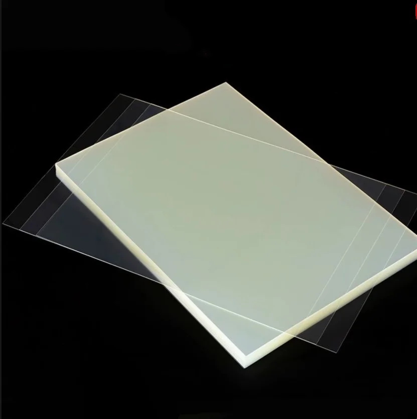 Bronyl U-mapje uit transparante PVC van 180 micron, ft A7 Bronyl U-mapje uit transparante PVC van 180 micron, ft A7