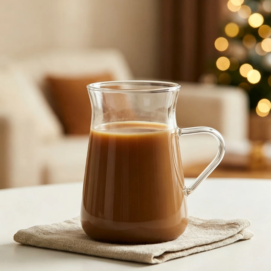 Thickened High Borosilicate Glass Fair Cup - Durable Heatproof Tea Sharing Pitcher with Ergonomic Handle - Smooth Pouring Spout