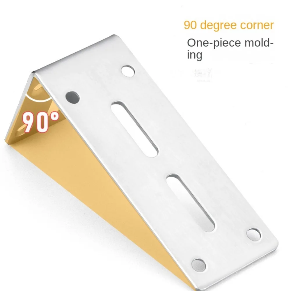 Stainless Steel/Iron Corner Brackets Space Saving Durable Angle code Wall Mounted Useful Wall Mounted Support Hardware