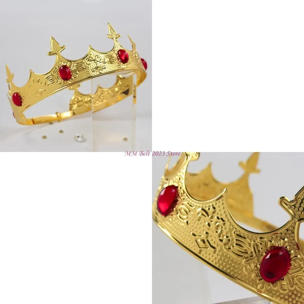 

Короны для празднования дня рождения 49ME, свадебные короны для вечеринок, королевские короны для мужчин Regius