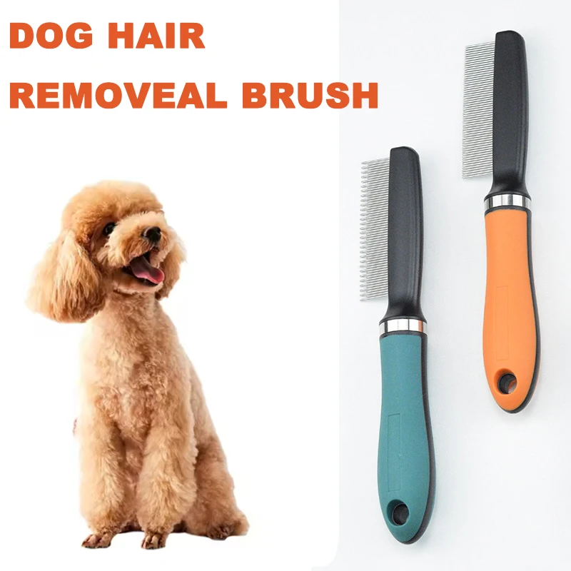 

Pet Cat & Dog Hair Comb Double Sided Hair Remover Simple Shedding Brush Cat & Dog Combs Grooming Tools Dogs & Cats Pet Supplies