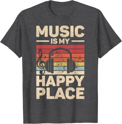 Musik ist mein Glück. Musiker-Outfit. EDM-Musikliebhaber. DJ-T-Shirt. Y2k Rock Streetwear Kleidung. Humor. Konzertbesucher. T-Shirt Geschenk. – Detail 9