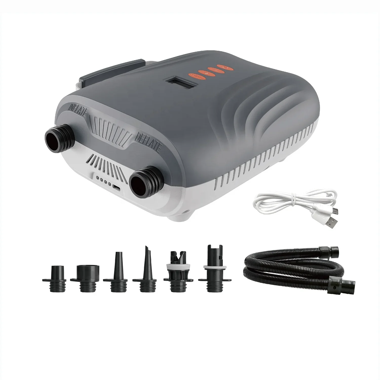 20PSI Electric Air Pump Rechargeable SUP Pump With Car Cable And 4000mAh Battery